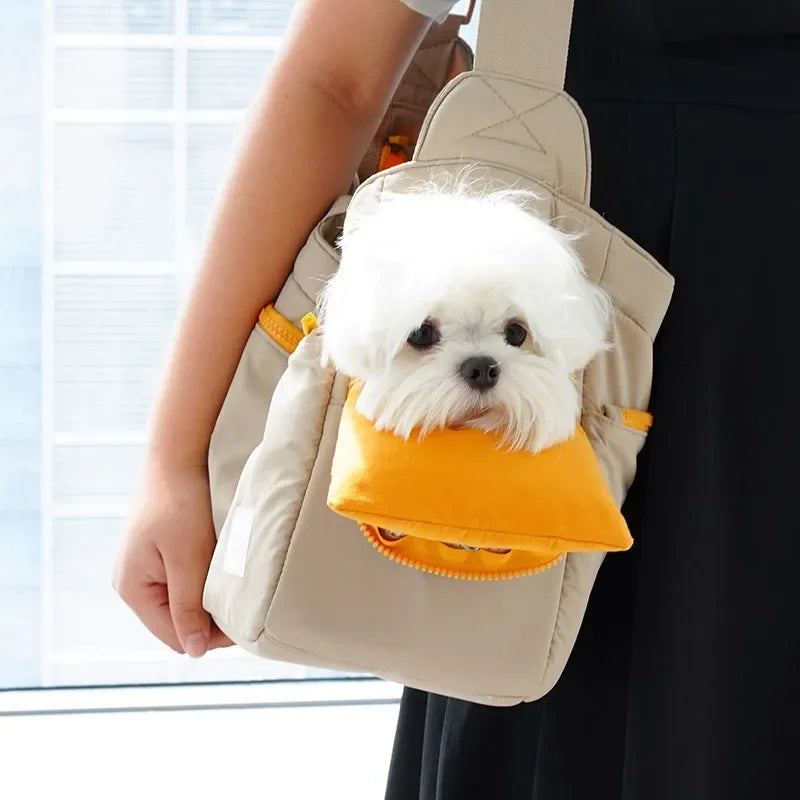 One cute Pet Carrier Shoulder Bag Travel Bag Business Packages Transport Basket For Small Medium Dogs