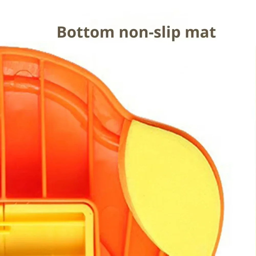 Dog Puzzle Feeder Cartoon Duck Design Pet Snack Feeder Anti-Slip Pet Automatic Feeder Toys Food Utensils for Dog Cat Training