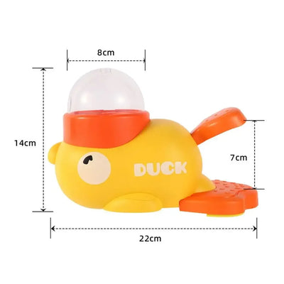 Dog Puzzle Feeder Cartoon Duck Design Pet Snack Feeder Anti-Slip Pet Automatic Feeder Toys Food Utensils for Dog Cat Training