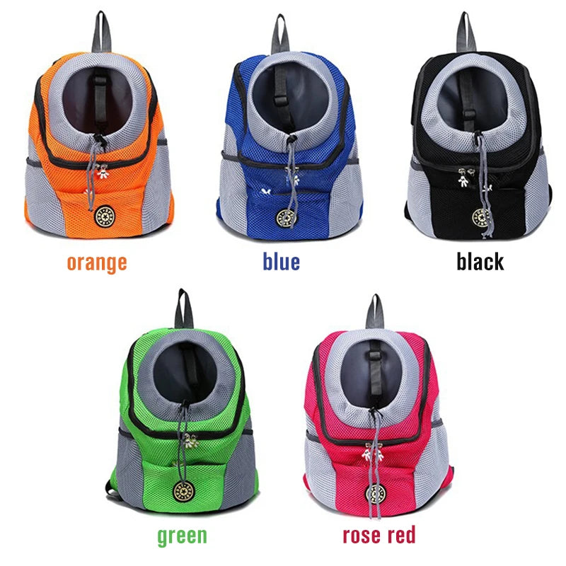 Pet Dog Carrier Bag Carrier For Dogs Backpack Out Double Shoulder Portable Travel Backpack Outdoor Pet Carrier Bag Travel Set