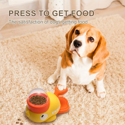 Dog Puzzle Feeder Interactive Pet Automatic Feeding Machine Food Treat Dispenser Snack Feeder for Dog Training Mental Enrichment