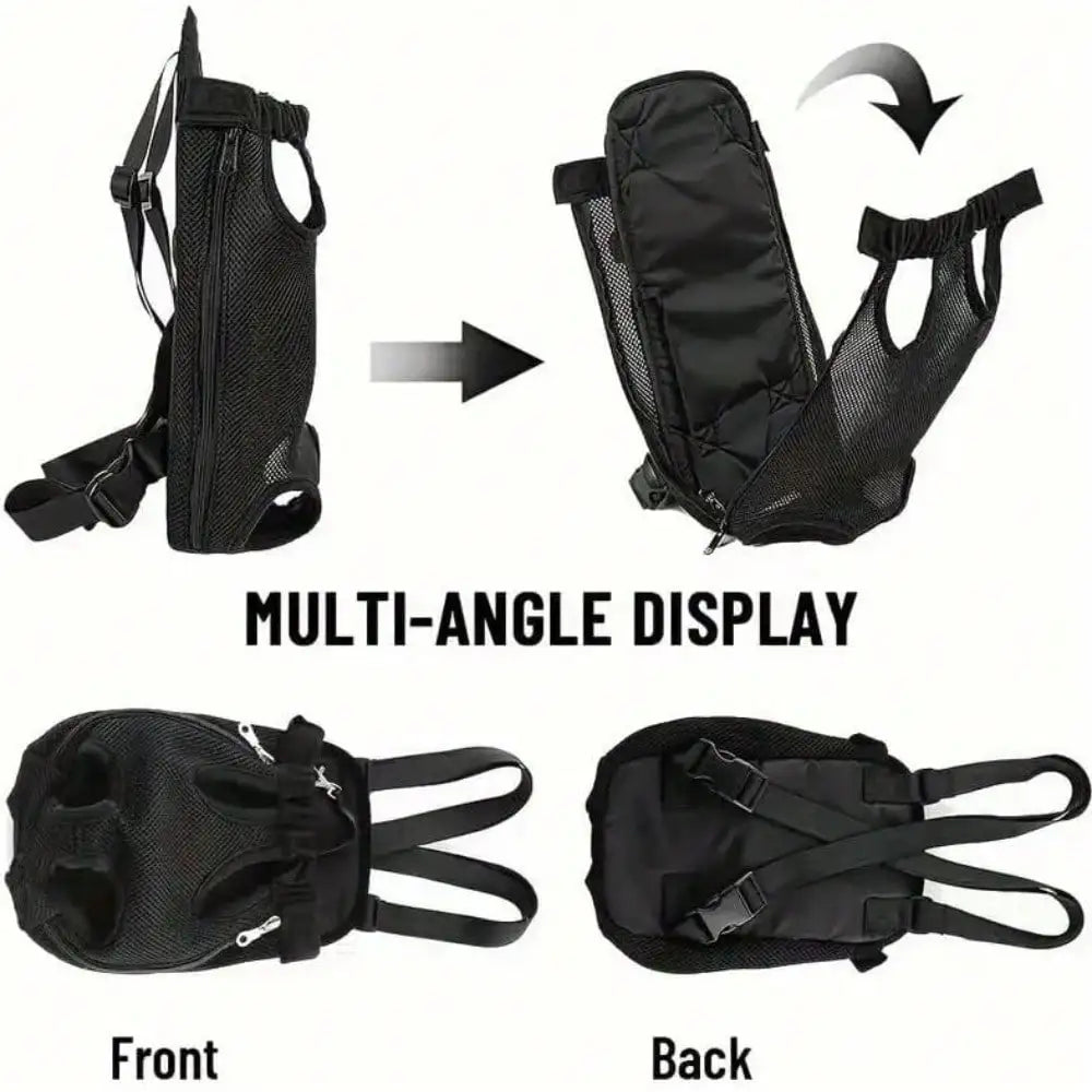 Dog Backpack Carrier, Front Chest Carrier for Cat Small Dogs, Pet Carrying Bag for Travel Hiking Cycling Outdoor