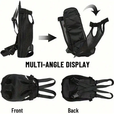 Dog Backpack Carrier, Front Chest Carrier for Cat Small Dogs, Pet Carrying Bag for Travel Hiking Cycling Outdoor