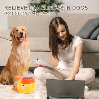 Dog Puzzle Feeder Interactive Pet Automatic Feeding Machine Food Treat Dispenser Snack Feeder for Dog Training Mental Enrichment